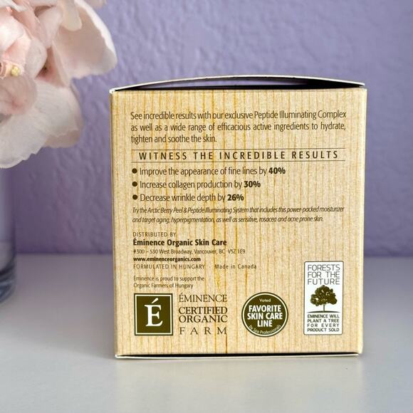 New! EMINENCE Organics Arctic Berry Peptide Radiance Cream, 60ml/2oz - Picture 7 of 7